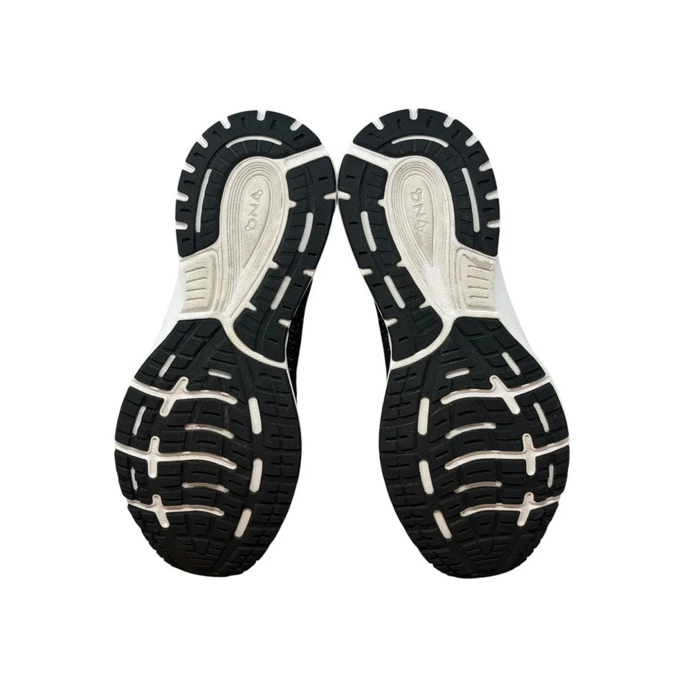 Brooks Revel 3 Running Shoes Womens 9.5 Black White Knit Sneakers 1203021B012